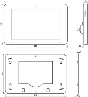 Jung Smart Control 8 203mm / 8 SC 0081 U 