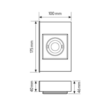 Esylux LENJA PDL 100 END CAP  EO10850868 