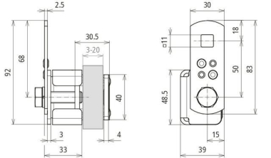 Dehn 372330 AKK AL B11.11 KBF 3 20 STTZN 