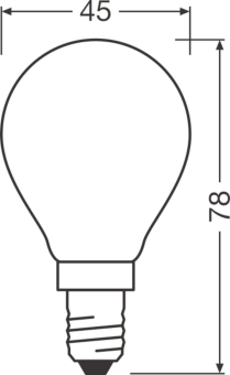 LEDV LED Tropfen 2,8-25W/827 250lm 