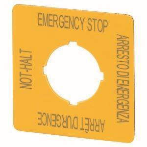 EATON M22-XYK11 Schild NOT-HALT   121373 