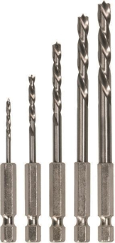 BOSCH 6-kt. 1/4'' Holzbohr 6- 2608595525 