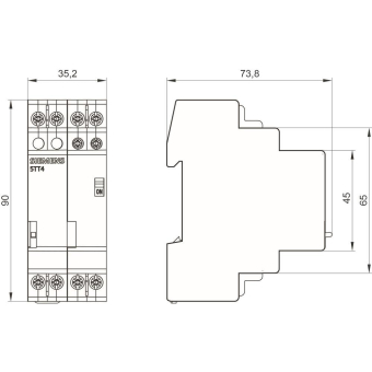 SIEM Fernschalter Kontakt für  5TT4426-0 