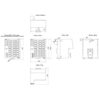SIEM SCALANCE XC124,  6GK5124-0BA00-2AC2 