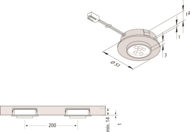 Hera LED Einbauleuchte       20203533002 