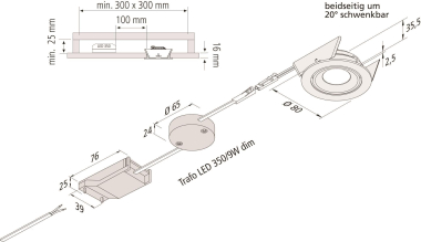 Hera LED Einbauleuchte       20203010206 