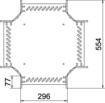 OBO RK 630 FS Kreuzung f.Kabelrinne 