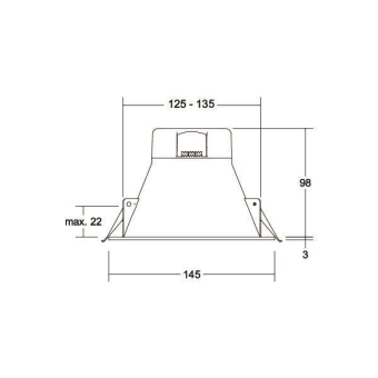 BRUM LED-Einbaudownlight        32027073 