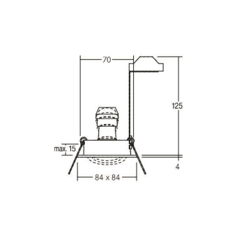 BRUM EB-Strahler, quadr. ONE-    2111.02 