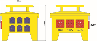 ET Steckdosenverteiler   SVK 63N/A/622-G 