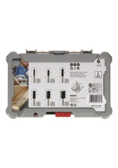 Bosch 2607017465 6tlg    6 TLG NUTFRÄSER 