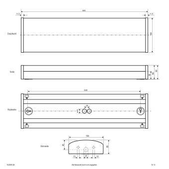 EVN LED Anbaupanel 600mm -     FLD600125 