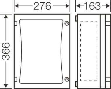 HENS ENYSTAR-Leergehäuse FP      FP 0211 