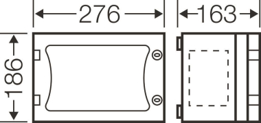 HENS ENYSTAR-Leergehäuse FP      FP 0121 