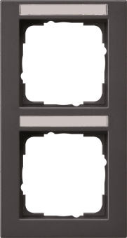 GIRA 110223 Abdeckrahmen 2fach senkrecht 