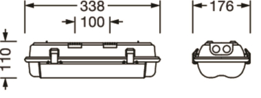 Siteco Feuchtraumleuchte    51FXC27A610A 