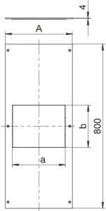 OBO OKA DG6 400 Geräteeinsatzdeckel 