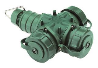 BALS Schutzkontakt-Dreiwegekupplung 7400 