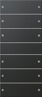 GIRA 2186005 Wippenset 6fach (3+3) 