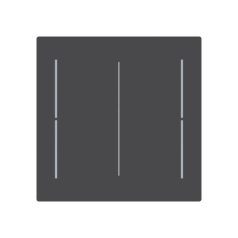 BJ Abdeckung 2-fach f. LFW/A.2.70.11-45M 