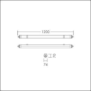 ThornEco LUCY 1200 LED IP66     96630332 