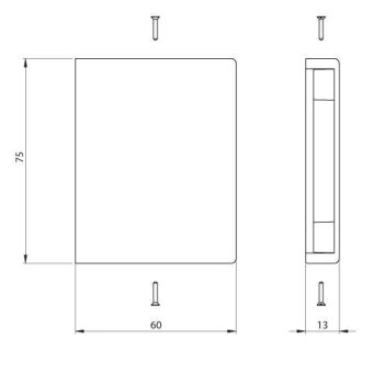 Unex Endstück reinweiß RAL9010  31382-02 