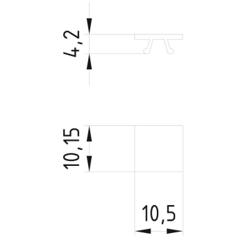 SIEM Schilder, längs 1-10  8WH8120-5AB05 