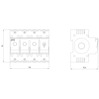 Siemens 5SG7163 MINIZED-Lasttrennschalt. 