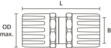 Hellermann HG16-HG16-PA66-BK 