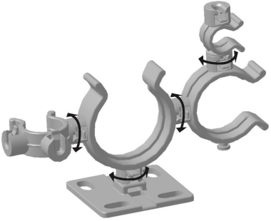 Hellermann HWCLIP08-PA66HIRHS-BK(50) 