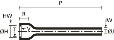 Hellermann 133-1-G-PO-X-BK Formteil bis 