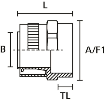 Hellermann SC20-FF-M20-NPB-ML Metall 
