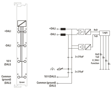WAGO 750-641 DALI-/DSI-Master,lichtgrau 