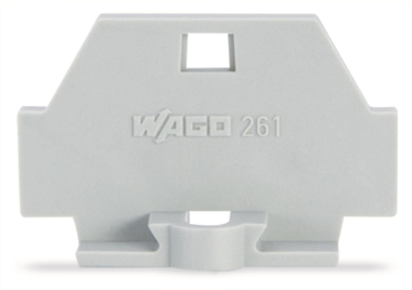 WAGO 261-361 Abschlussplatte,mit 