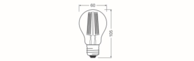 Ledvance LED CLASSIC A DIM CRI97 S 9.5W 