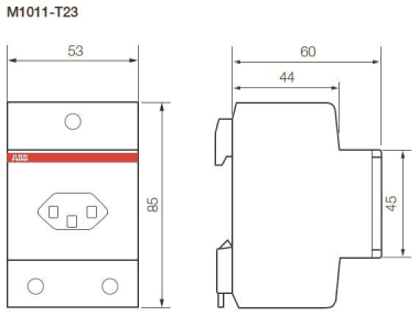 ABB Modulare Steckdose         M1011-T23 