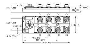 Turck I/O-Hub für        TBIL-M1-16DXP-B 