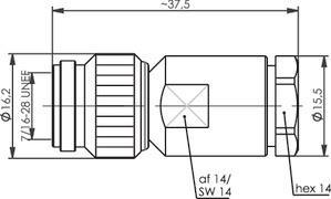 TEGA TNC-Kabelstecker Feder  J01010A0069 
