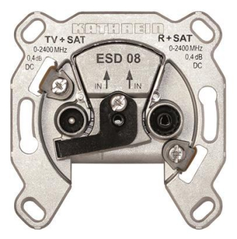 KATH Antennendose Stich 2fach     ESD 08 