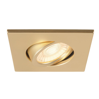 SLV Abdeckring gold matt eckig   1007194 