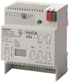 SIEM KNX/DALI Gateway Twin 5WG1141-1AB31 