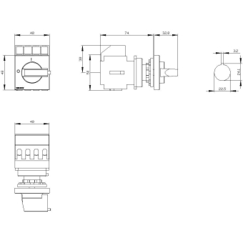 SIEM Haupt-/Not-Aus-       3LD2050-1TL13 