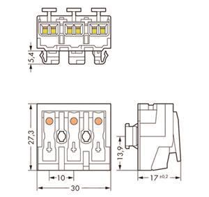 WAGO 294-8013 Leuchtenanschlussklemme, 