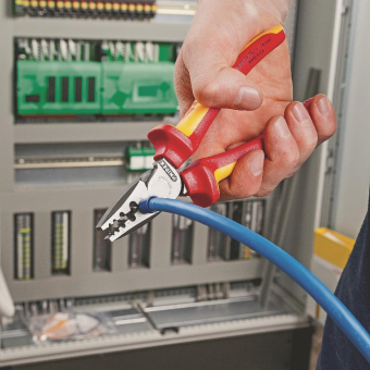 Knipex VDE-Crimpzange 180mm      9778180 