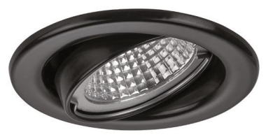 BRUM Einbaustrahler schwarz      2034.08 