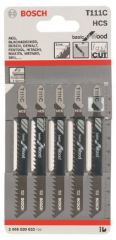 Bosch 5Stichsägeblatt T111C   2608630033 