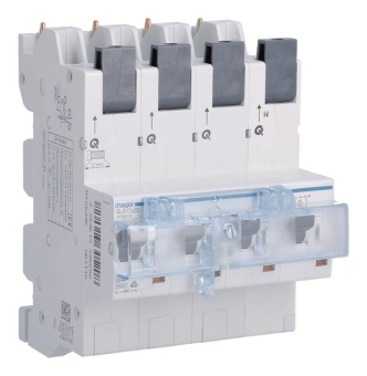 Hager SLS-Schalter 3P+N Cs 20A   HTS620C 
