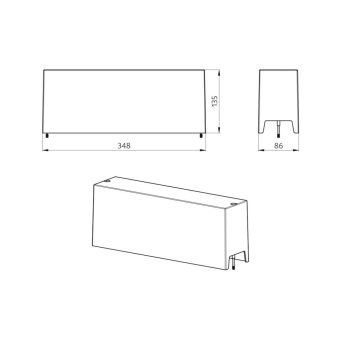 BEG 2DN-Wanne 25m Erkennungsweite   6090 