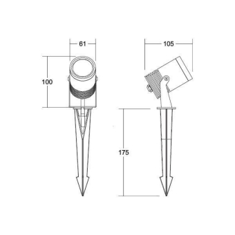 Brumberg LED-Erdspießstrahler   60105643 
