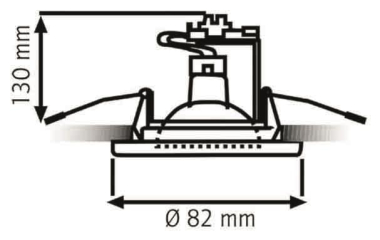 RUTEC Einbaustr Edelstahl IP55 R5569-V4A 